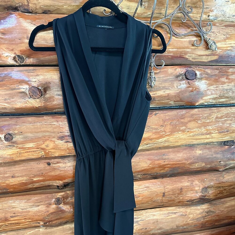 Elie Tahari Sleeveless Black Dress